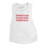 There's No Place Like Nashville Women's Flowey Scoopneck Muscle Tank-Allegiant Goods Co. Vintage Sports Apparel