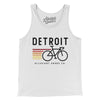 Detroit Cycling Men/Unisex Tank Top-White-Allegiant Goods Co. Vintage Sports Apparel