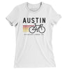Austin Cycling Women's T-Shirt-White-Allegiant Goods Co. Vintage Sports Apparel