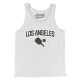 Los Angeles Pickleball Men/Unisex Tank Top-White-Allegiant Goods Co. Vintage Sports Apparel