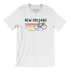 New Orleans Cycling Men/Unisex T-Shirt-White-Allegiant Goods Co. Vintage Sports Apparel