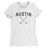 Austin Golf Women's T-Shirt-White-Allegiant Goods Co. Vintage Sports Apparel