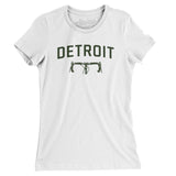 Detroit Cycling Women's T-Shirt-White-Allegiant Goods Co. Vintage Sports Apparel