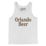 Orlando Beer Men/Unisex Tank Top-White-Allegiant Goods Co. Vintage Sports Apparel