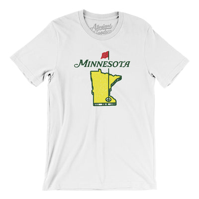 Minnesota Golf Men/Unisex T-Shirt-White-Allegiant Goods Co. Vintage Sports Apparel
