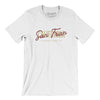 San Fran Overprint Men/Unisex T-Shirt-White-Allegiant Goods Co. Vintage Sports Apparel