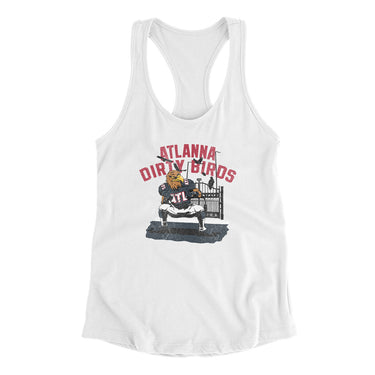 Atlanna Dirty Birds Women's Racerback Tank-Allegiant Goods Co. Vintage Sports Apparel