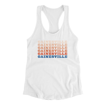 Gainesville Repeat Women's Racerback Tank-Allegiant Goods Co. Vintage Sports Apparel