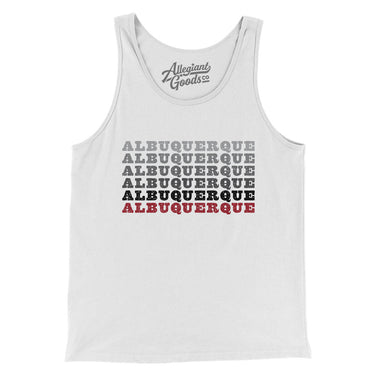 Albuquerque Repeat Men/Unisex Tank Top-Allegiant Goods Co. Vintage Sports Apparel