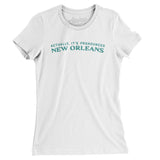 Actually It's Pronounced New Orleans Women's T-Shirt-White-Allegiant Goods Co. Vintage Sports Apparel