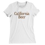 California Beer Women's T-Shirt-White-Allegiant Goods Co. Vintage Sports Apparel