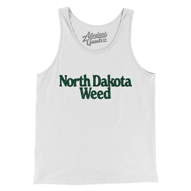North Dakota Weed Men/Unisex Tank Top-Allegiant Goods Co. Vintage Sports Apparel