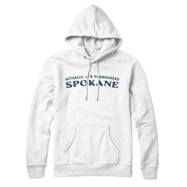 Actually It's Pronounced Spokane in White Color