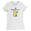 Minnesota Golf Women's T-Shirt-White-Allegiant Goods Co. Vintage Sports Apparel