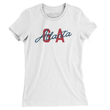 Atlanta Ga Overprinted Women's T-Shirt-Allegiant Goods Co. Vintage Sports Apparel