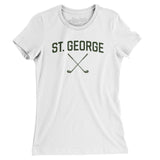 St. George Golf Women's T-Shirt-White-Allegiant Goods Co. Vintage Sports Apparel