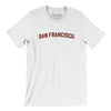 San Francisco Varsity Men/Unisex T-Shirt-White-Allegiant Goods Co. Vintage Sports Apparel