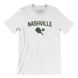 Nashville Pickleball Men/Unisex T-Shirt-White-Allegiant Goods Co. Vintage Sports Apparel