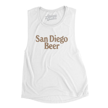 San Diego Beer Women's Flowey Scoopneck Muscle Tank-Allegiant Goods Co. Vintage Sports Apparel