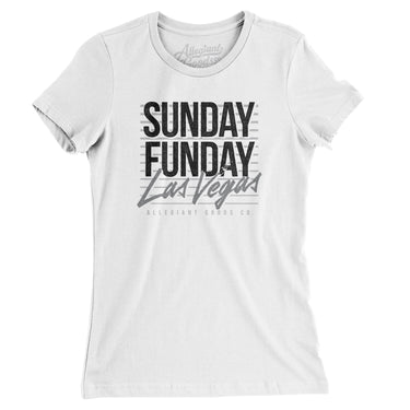 Sunday Funday Las Vegas Women's T-Shirt-Allegiant Goods Co. Vintage Sports Apparel