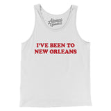 I've Been To New Orleans Men/Unisex Tank Top-White-Allegiant Goods Co. Vintage Sports Apparel