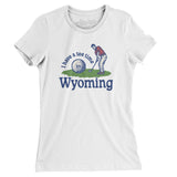 I Have A Tee Time In Wyoming Women's T-Shirt-White-Allegiant Goods Co. Vintage Sports Apparel