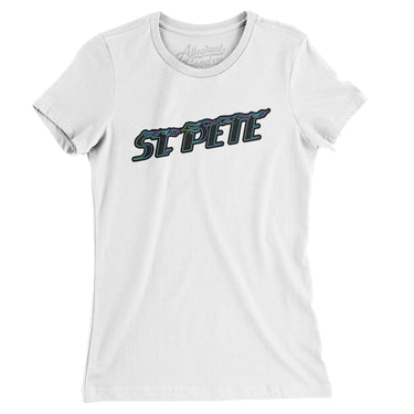 St. Pete Connect Women's T-Shirt-Allegiant Goods Co. Vintage Sports Apparel