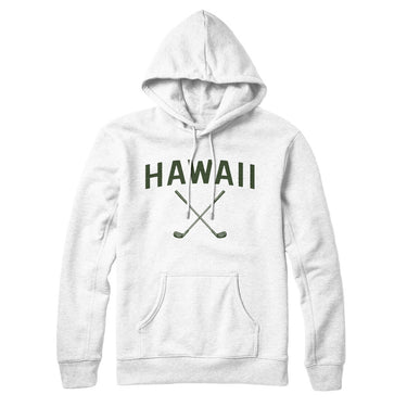 Hawaii Golf Hoodie-White-Allegiant Goods Co. Vintage Sports Apparel