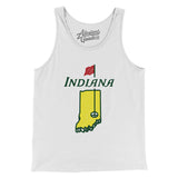 Indiana Golf Men/Unisex Tank Top-Allegiant Goods Co. Vintage Sports Apparel