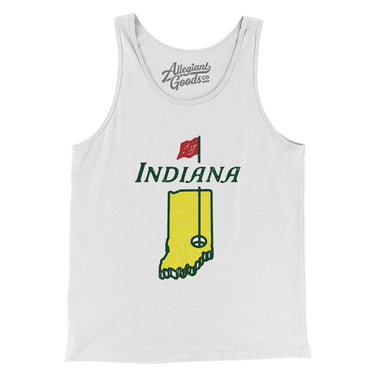 Indiana Golf Men/Unisex Tank Top-Allegiant Goods Co. Vintage Sports Apparel