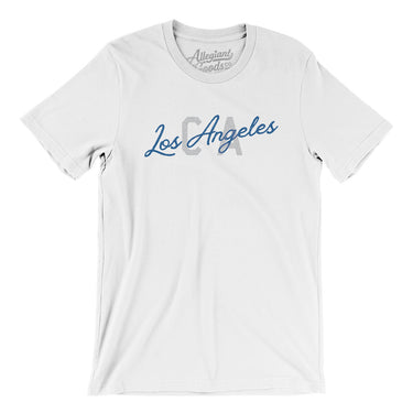 Los Angeles Ca Overprinted Men/Unisex T-Shirt-Allegiant Goods Co. Vintage Sports Apparel