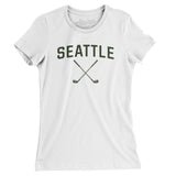 Seattle Golf Women's T-Shirt-White-Allegiant Goods Co. Vintage Sports Apparel