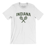 Indiana Tennis Men/Unisex T-Shirt-White-Allegiant Goods Co. Vintage Sports Apparel