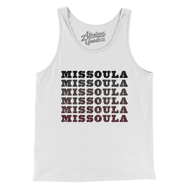 Missoula Repeat Men/Unisex Tank Top-Allegiant Goods Co. Vintage Sports Apparel