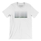 East Lansing Repeat Men/Unisex T-Shirt-White-Allegiant Goods Co. Vintage Sports Apparel