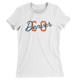 Denver Co Overprinted Women's T-Shirt-White-Allegiant Goods Co. Vintage Sports Apparel