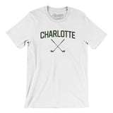 Charlotte Golf Men/Unisex T-Shirt-White-Allegiant Goods Co. Vintage Sports Apparel