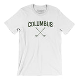 Columbus Golf Men/Unisex T-Shirt-White-Allegiant Goods Co. Vintage Sports Apparel
