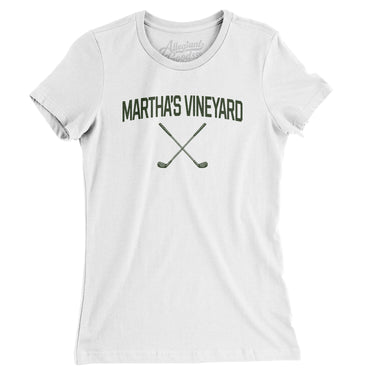 Martha's Vineyard Golf Women's T-Shirt-White-Allegiant Goods Co. Vintage Sports Apparel