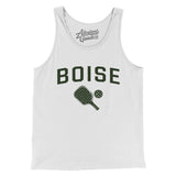 Boise Pickleball Men/Unisex Tank Top-White-Allegiant Goods Co. Vintage Sports Apparel