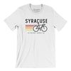 Syracuse Cycling Men/Unisex T-Shirt-White-Allegiant Goods Co. Vintage Sports Apparel