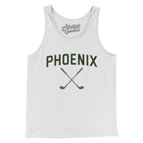 Phoenix Golf Men/Unisex Tank Top-White-Allegiant Goods Co. Vintage Sports Apparel