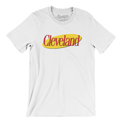 Cleveland Seinfeld Men/Unisex T-Shirt-White-Allegiant Goods Co. Vintage Sports Apparel