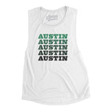 Austin Repeat Women's Flowey Scoopneck Muscle Tank-Allegiant Goods Co. Vintage Sports Apparel