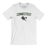 Connecticut Pickleball Men/Unisex T-Shirt-White-Allegiant Goods Co. Vintage Sports Apparel