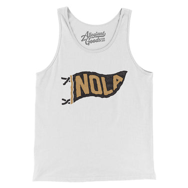 Nola Pennant Men/Unisex Tank Top-Allegiant Goods Co. Vintage Sports Apparel