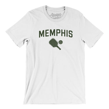 Memphis Pickleball Men/Unisex T-Shirt-White-Allegiant Goods Co. Vintage Sports Apparel