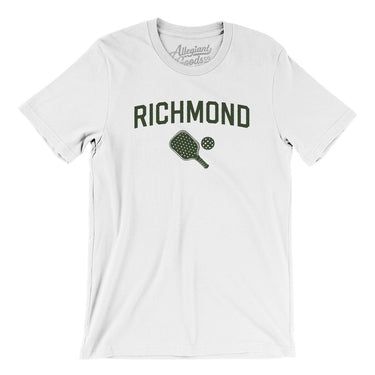 Richmond Pickleball Men/Unisex T-Shirt-White-Allegiant Goods Co. Vintage Sports Apparel