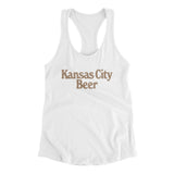 Kansas City Beer Women's Racerback Tank-Allegiant Goods Co. Vintage Sports Apparel