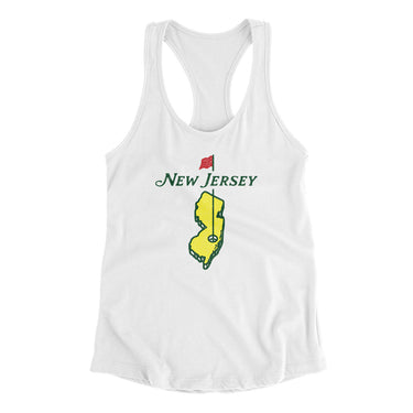 New Jersey Golf Women's Racerback Tank-Allegiant Goods Co. Vintage Sports Apparel
